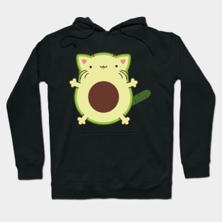 Happy avocado cat Hoodie